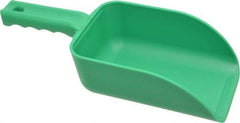 Remco - 32 oz Green Polypropylene Flat Bottom Scoop - 4.3" Wide x 3" Deep Bowl, 4-1/2" Handle Length, 11-1/2" OAL - Strong Tooling