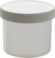 Dynalon Labware - 4 oz Jar - Polypropylene, Translucent, 2.16" High x 2.76" Diam, 2.76" Cap - Strong Tooling