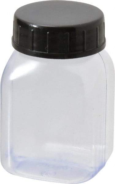 Dynalon Labware - 50 mL Wide-Mouth Bottle - PVC, Clear, 2.36" High x 0.98" Diam, 0.98" Cap - Strong Tooling