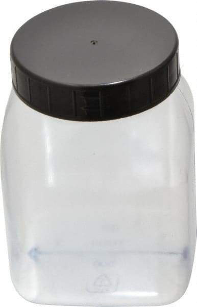 Dynalon Labware - 500 mL Wide-Mouth Bottle - PVC, Clear, 4.33" High x 2.24" Diam, 2.24" Cap - Strong Tooling