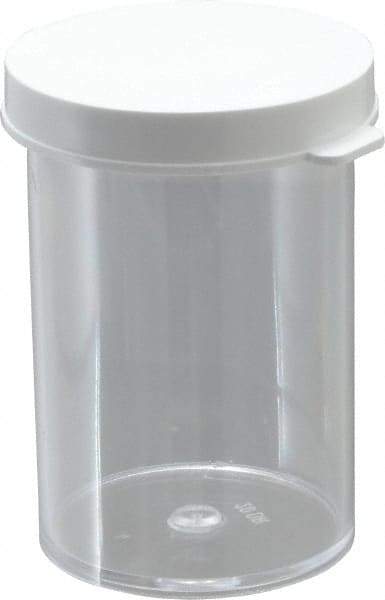 Dynalon Labware - 20 Drams Vial - Polystyrene, Clear, 2-1/2" High x 1-1/2" Diam, 3/4" Cap - Strong Tooling