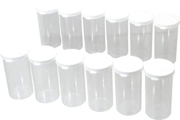 Dynalon Labware - 40 Drams Vial - Polystyrene, Clear, 4" High x 1-3/4" Diam, 3/4" Cap - Strong Tooling