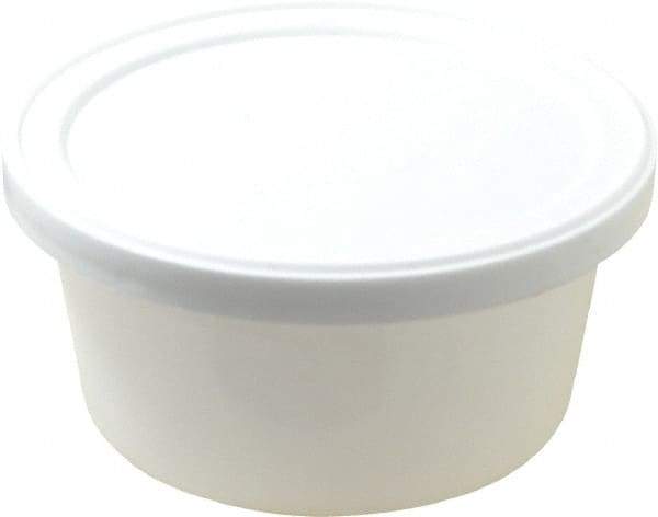 Dynalon Labware - 4 oz Disposable Container - Polyethylene, White, 1-1/8" High x 3.56" Diam, 3/4" Cap - Strong Tooling