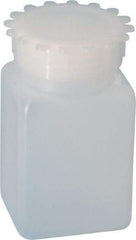 Dynalon Labware - 100 mL Wide-Mouth Bottle - Polyethylene, Translucent, 3.74" High x 1.65" Diam, 3/4" Cap - Strong Tooling