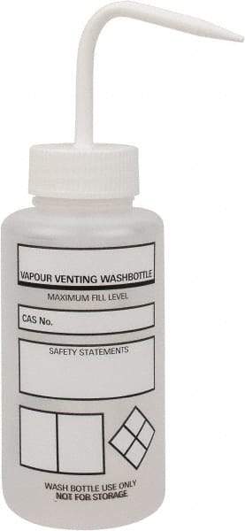 Dynalon Labware - 500 mL Safety Wash Bottle - Polyethylene, Translucent, 9" High x 6-1/2" Diam, 3/4" Cap - Strong Tooling