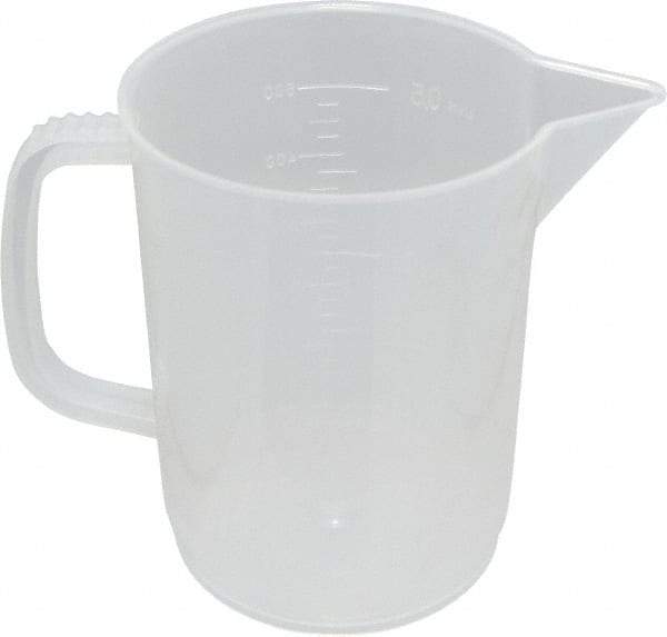 Dynalon Labware - 500 ml Polypropylene Graduated Beaker - 25 ml Graduation, 3-35/64" Diam x 4-9/16" High - Strong Tooling