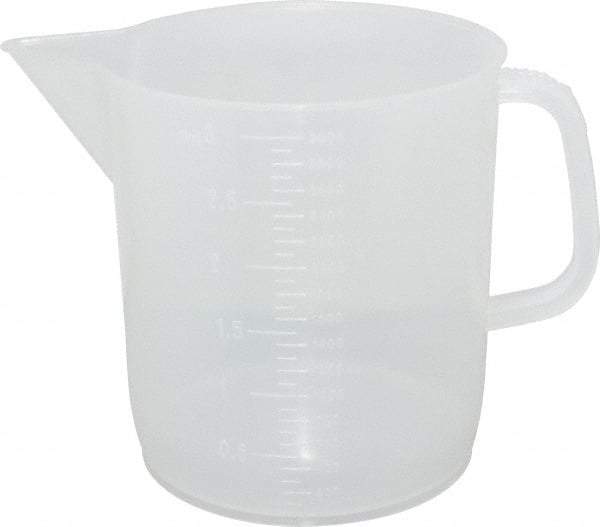 Dynalon Labware - 3,000 ml Polypropylene Graduated Beaker - 100 ml Graduation, 6-1/2" Diam x 7-5/64" High - Strong Tooling