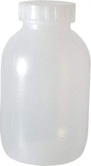 Bel-Art - 64 oz Wide-Mouth Bottle - Polypropylene, Translucent, 8.4" High x 4.9" Diam, 3/4" Cap - Strong Tooling