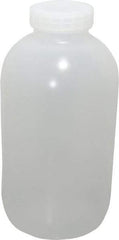 Bel-Art - 1 Gal Wide-Mouth Bottle - Polypropylene, Translucent, 11.3" High x 5.9" Diam, 3/4" Cap - Strong Tooling