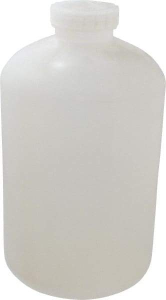 Bel-Art - 2 Gal Wide-Mouth Bottle - Polypropylene, Translucent, 13.1" High x 7.4" Diam, 3/4" Cap - Strong Tooling