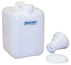 Bel-Art - 5 Gal Carboy - Polyethylene, White, 16" High x 9.6" Diam, 3/4" Cap - Strong Tooling