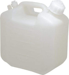 Bel-Art - 1-1/4 Gal Carboy - Polyethylene, White, 5-1/2" High x 9.6" Diam, 3/4" Cap - Strong Tooling