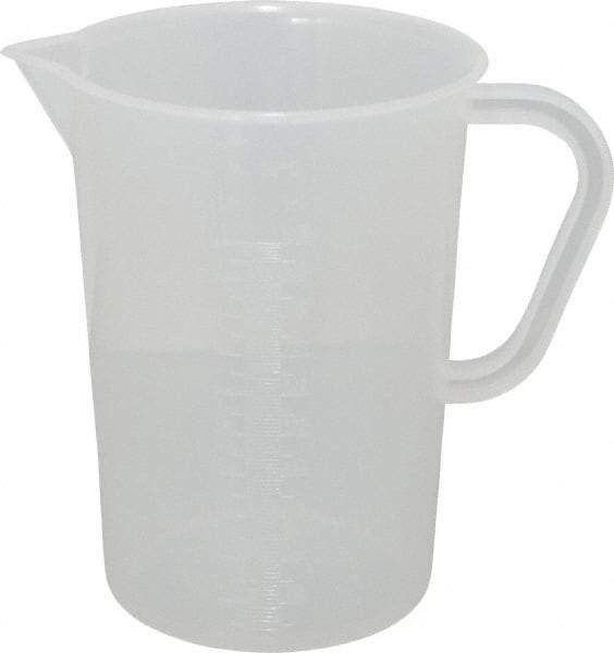 Bel-Art - 1,000 ml Polypropylene Graduated Pitcher - 50 ml Graduation, x 6-1/2" High - Strong Tooling