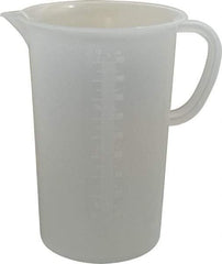 Bel-Art - 2,000 ml Polypropylene Graduated Pitcher - 100 ml Graduation, x 8-1/2" High - Strong Tooling