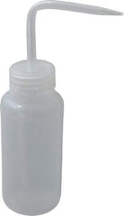 Bel-Art - 8 oz Wide-Mouth Bottle - Polyethylene, Translucent, 43mm Cap - Strong Tooling