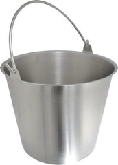 VOLLRATH - 3-1/4 Gal Tapered Cylinder Stainless Steel Pail - 9-1/4" High x 30-1/2" Diam - Strong Tooling