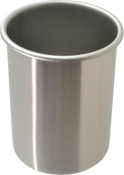 VOLLRATH - Round, Chrome Stainless Steel Food Storage Container - 5.8" High x 4.1" Wide - Strong Tooling