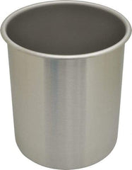 VOLLRATH - Round, Chrome Stainless Steel Food Storage Container - 8.6" High x 7.3" Wide - Strong Tooling