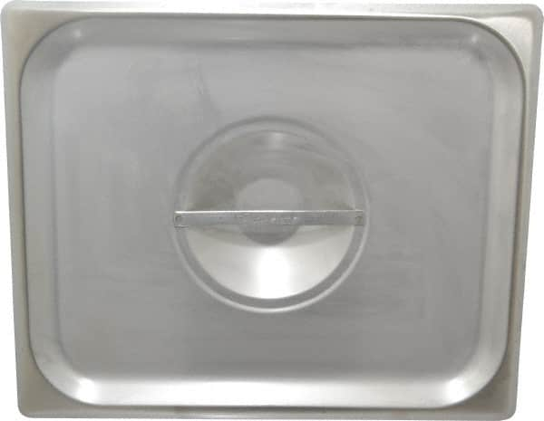 VOLLRATH - 12.8" Long x 10.4" Wide, Rectangular Stainless Steel Lid - Use with Food Pan - Strong Tooling