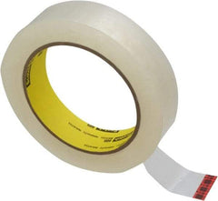 3M - 1" x 72 Yd Clear Acrylic Adhesive Packaging Tape - Polypropylene Film Backing, 2.5 mil Thick, Series 605 - Strong Tooling