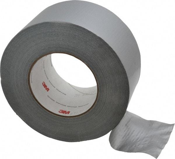 3M - 3" x 55m Silver Duct Tape - 9 mil, Rubber Adhesive, Polyethylene Film Backing, 25 Lb/ln Tensile Strength, 200°F Max, Series 3939 - Strong Tooling