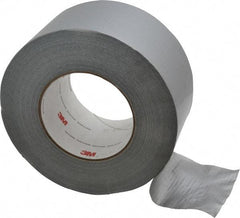 3M - 3" x 55m Silver Duct Tape - 9 mil, Rubber Adhesive, Polyethylene Film Backing, 25 Lb/ln Tensile Strength, 200°F Max, Series 3939 - Strong Tooling