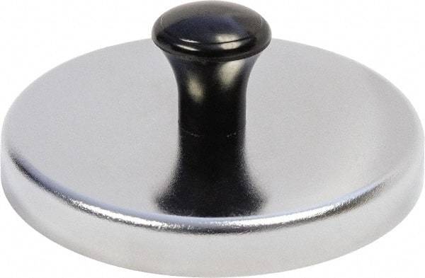 Mag-Mate - 3-3/16" Diam Magnetic Print Holder - Round, 1-3/16" High, 47.5 Lb Average Magnetic Pull - Strong Tooling