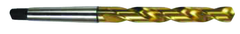 26.5mm Dia. - HSS 3MT GP Taper Shank Drill-118Â° Point-TiN - Strong Tooling