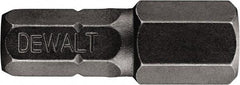 DeWALT - 9/64" Hex Bit - 1/4" Hex Drive, 1" OAL - Strong Tooling