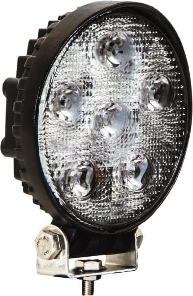 Buyers Products - 12 to 24 Volt, Clear Flood Beam Light - 1.5 Amps, 1,350 Lumens, 6 LED Lamp - Strong Tooling