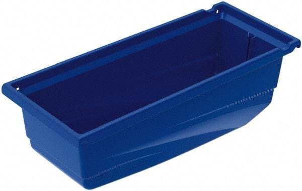 Akro-Mils - 30 Lb. Load Capacity, 17-1/2" Deep, Blue Hopper Shelf Bin - 6-1/2" High x 6-5/8" Wide x 17-1/2" Long - Strong Tooling