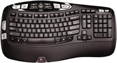 Logitech - Black Keyboard/Mouse - Use with Windows XP, Vista, 7, 8 - Strong Tooling