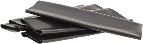 Made in USA - 6" Long, 2:1, PVC Heat Shrink Electrical Tubing - Black - Strong Tooling