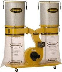 Jet - 115/230 Volt Dust Collector - 236 CFM Air Flow, 10-1/2" Static Pressure Water Level - Strong Tooling