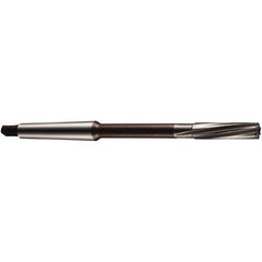 Chucking Reamer: 0.2758″ Dia, 5.91″ OAL, 1.2214″ Flute Length, Morse Taper Shank, Solid Carbide 6 Flute, RH