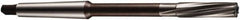 DORMER - 12mm Solid Carbide 6 Flute Chucking Reamer - Spiral Flute, 1MT Morse Taper Shank, 44mm Flute Length, 182mm OAL - Strong Tooling