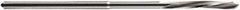 DORMER - 12mm Carbide-Tipped 6 Flute Chucking Reamer - Spiral Flute, 10mm Straight Shank, 44mm Flute Length, 151mm OAL - Strong Tooling