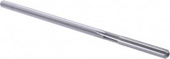 Union Butterfield - 1/4" High Speed Steel 6 Flute Chucking Reamer - Straight Flute, 0.24" Straight Shank, 1-1/2" Flute Length, 6" OAL - Strong Tooling