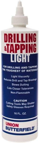 Union Butterfield - 16 oz Bottle Cutting & Tapping Fluid - Use on Ferrous Metals & Nonferrous Metals - Strong Tooling