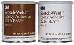 3M - 32 oz Can Two Part Epoxy - 90 min Working Time, 3,200 psi Shear Strength, Series 2216 - Strong Tooling