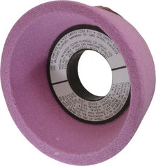 Grier Abrasives - 4" Diam, 1-1/4" Hole, 1-1/2" Thick, 80 Grit Type 11 Tool & Cutter Grinding Wheel - Strong Tooling