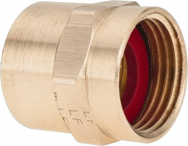 ANDERSON METALS - 3/4 FGHT & 3/4 FPT Garden Hose Female x FIP - Lead Free Brass, Female Hose to Female Pipe Connector - Strong Tooling