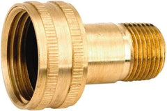 ANDERSON METALS - 3/4 FGHT & 1/4 MPT Garden Hose Female x MIP Swivel - Lead Free Brass, Female Hose to Male Pipe Swivel Connector - Strong Tooling