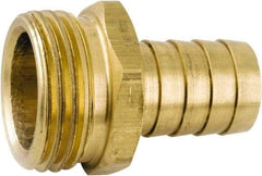 ANDERSON METALS - 3/4 GHT Garden Hose Barb x Male - Lead Free Brass, Male Hose to Barb Connector - Strong Tooling