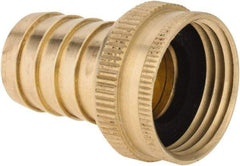 ANDERSON METALS - 3/4 GHT Garden Hose Barb x Female Swivel - Lead Free Brass, Female Hose to Barb Connector - Strong Tooling