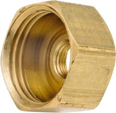 ANDERSON METALS - 3/4 FGHT & 1/8 FPT Garden Hose Female x FIP - Lead Free Brass, Female Hose to Female Pipe Connector - Strong Tooling