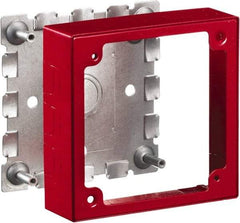 Hubbell Wiring Device-Kellems - 4.64 Inch Long x 1.38 Inch Wide x 4.54 Inch High, Rectangular Raceway Box - Red, For Use with HBL500 Series Raceways and HBL750 Series Raceways - Strong Tooling