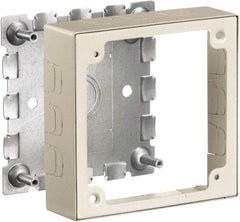 Hubbell Wiring Device-Kellems - 4.64 Inch Long x 1.38 Inch Wide x 4.54 Inch High, Rectangular Raceway Box - Ivory, For Use with HBL500 Series Raceways and HBL750 Series Raceways - Strong Tooling