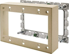 Hubbell Wiring Device-Kellems - 6.45 Inch Long x 1.38 Inch Wide x 4.54 Inch High, Rectangular Raceway Box - Ivory, For Use with HBL500 Series Raceways and HBL750 Series Raceways - Strong Tooling