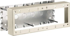 Hubbell Wiring Device-Kellems - 11.89 Inch Long x 1-3/4 Inch Wide x 4.54 Inch High, Rectangular Raceway Box - Ivory, For Use with HBL500 Series Raceways and HBL750 Series Raceways - Strong Tooling